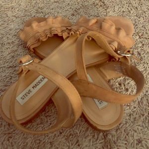 Steve Madden Leather Sandals, Size 9